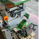 Montaje máquinas combinadas universales para cortar madera