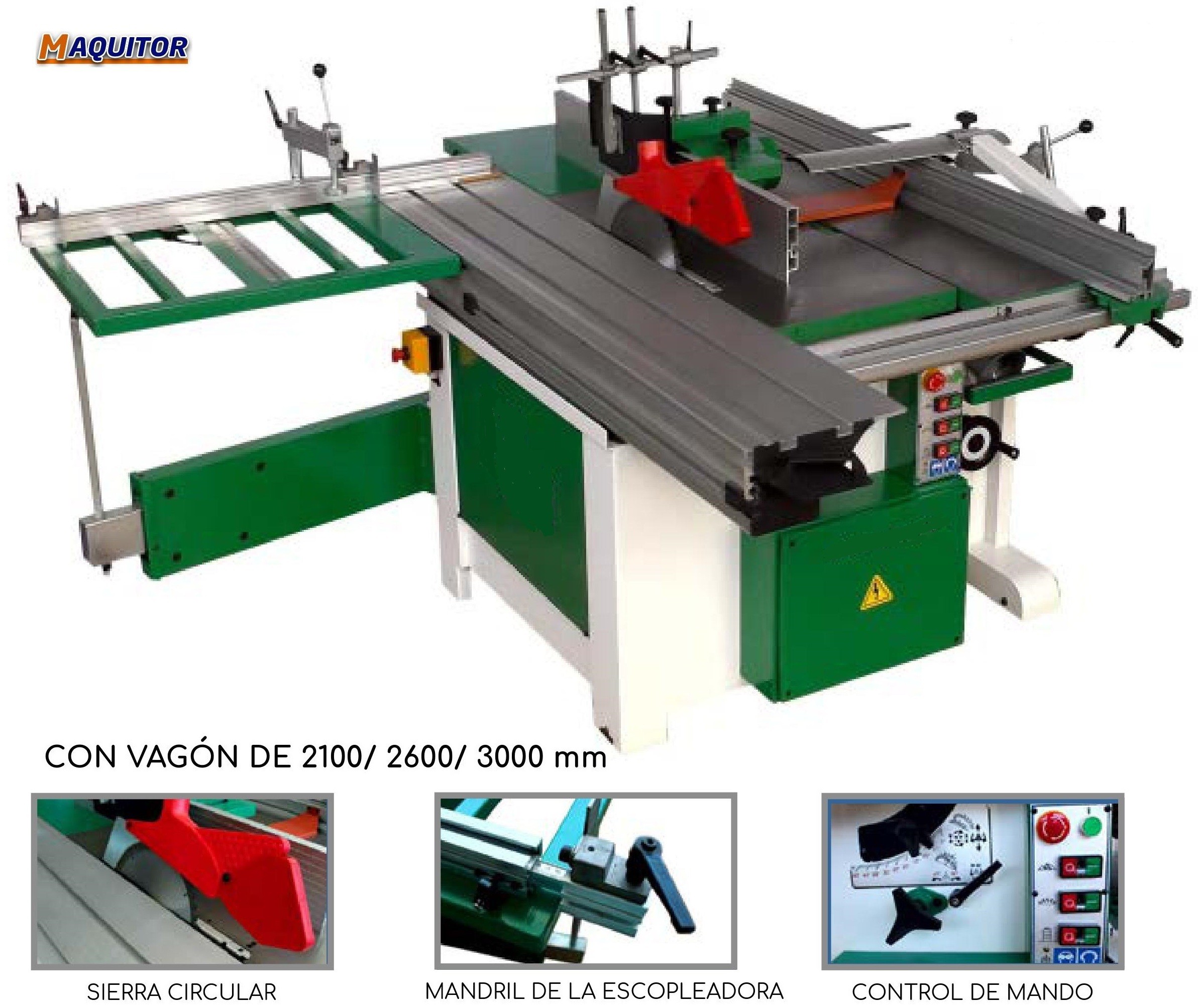 Máquina para máquinas de carpintaria multifuncional de madeira universal  combinadas para madeira
